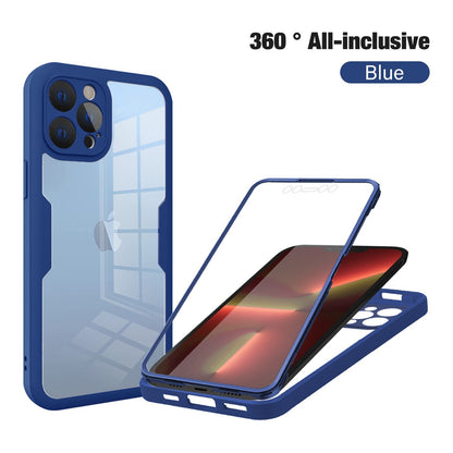 Shockproof 360° Silicone Full Case Cover for Iphone 17 16 15 14 Pro Max 13 12 11