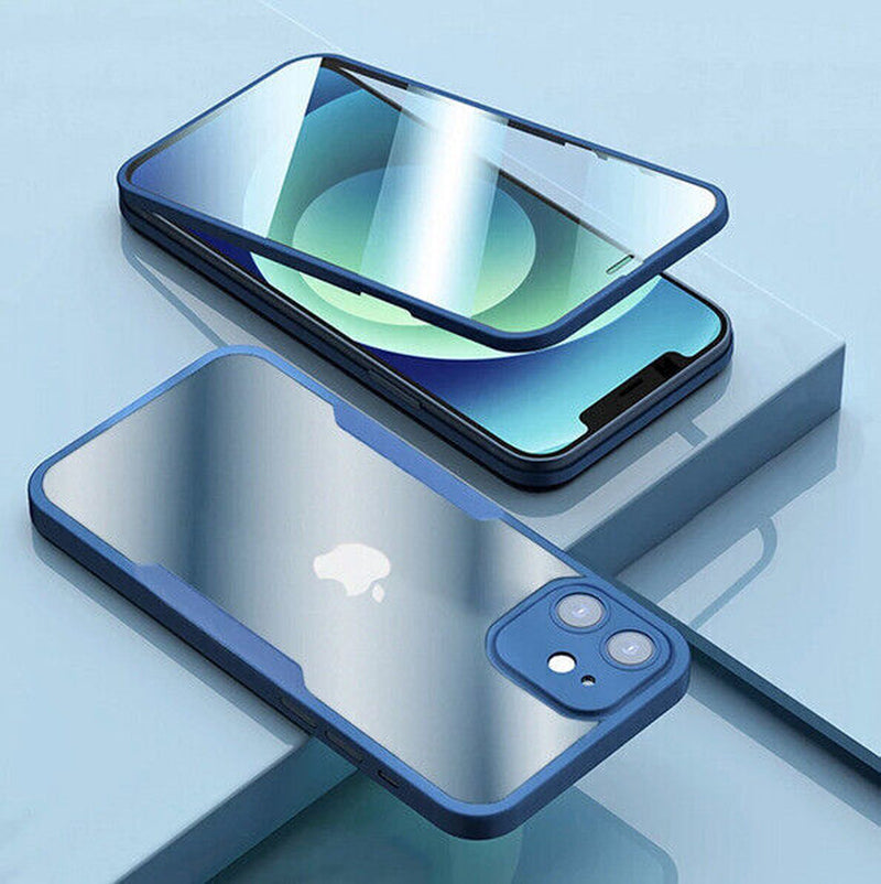 Shockproof 360° Silicone Full Case Cover for Iphone 17 16 15 14 Pro Max 13 12 11