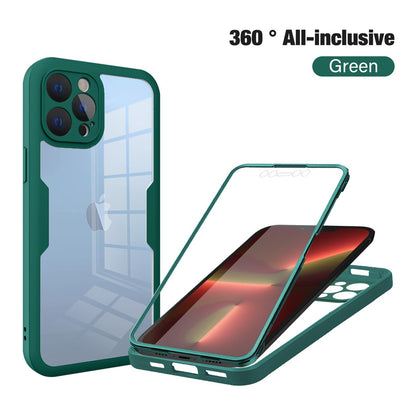 Shockproof 360° Silicone Full Case Cover for Iphone 17 16 15 14 Pro Max 13 12 11