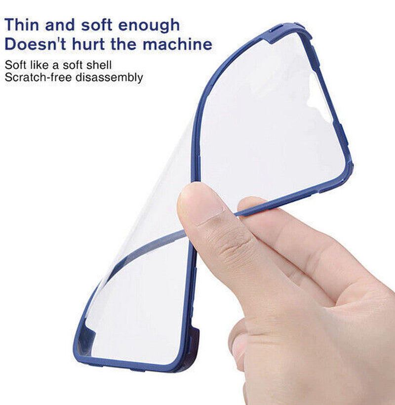 Shockproof 360° Silicone Full Case Cover for Iphone 17 16 15 14 Pro Max 13 12 11